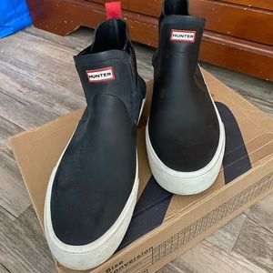 Hunter Black Runner Boots